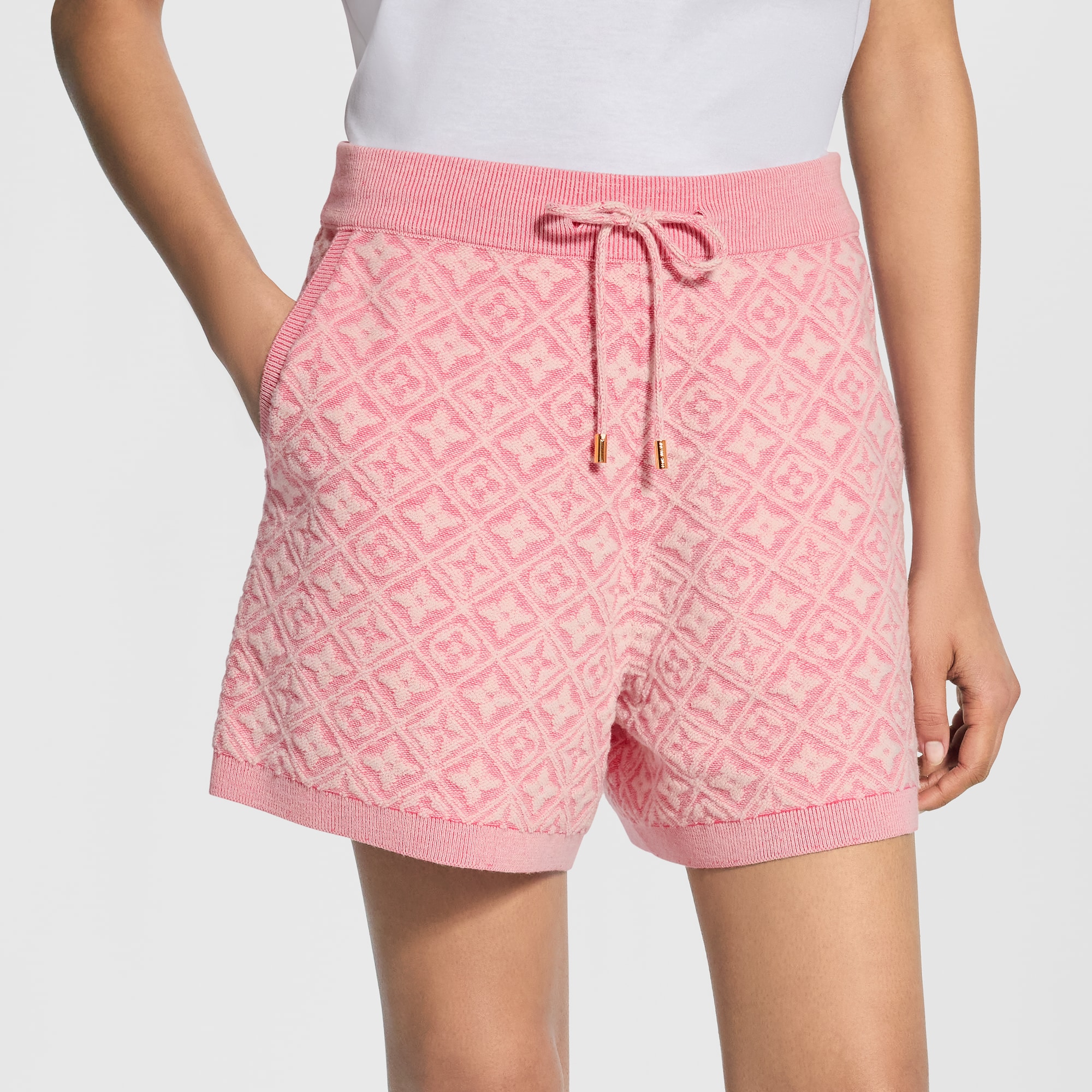 Monogram Toweling Knit Shorts - Women - Ready-to-Wear | LOUIS